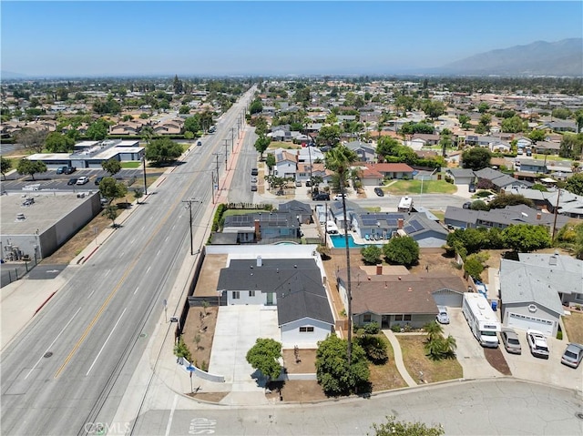 5001 N Darfield Ave, Covina, CA 91724 - aerial perspective of suburban area featuring mountains