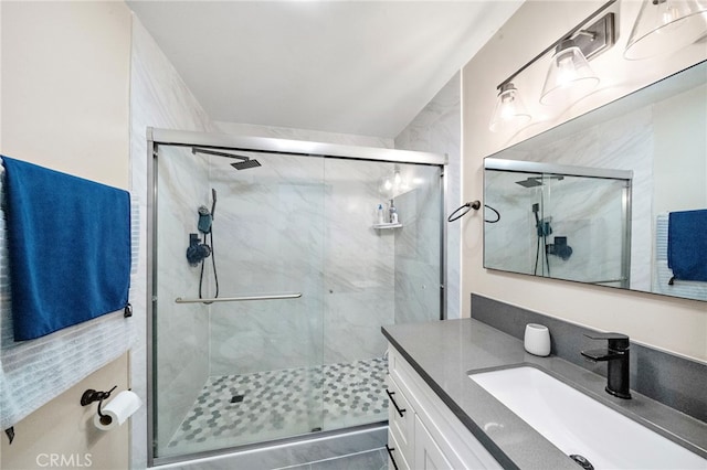 2729 Fairman St, Lakewood, CA 90712 - full bathroom with vanity and a stall shower