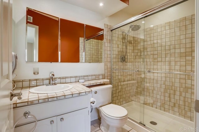 6942 Batiquitos, Carlsbad, CA 92011 - full bath with a stall shower and vanity