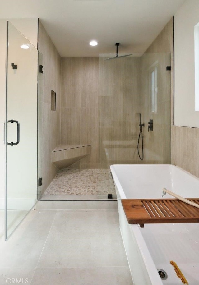 3518 W 228th St, Torrance, CA 90505 - bathroom with a stall shower and a freestanding bath