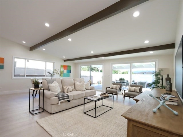 3518 W 228th St, Torrance, CA 90505 - living area with recessed lighting and light wood-type flooring