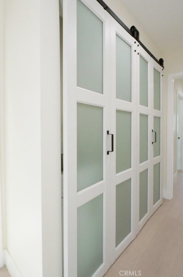 3518 W 228th St, Torrance, CA 90505 - detailed view of a barn door and baseboards