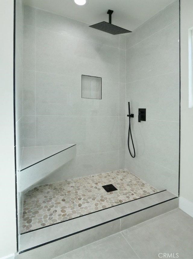 3518 W 228th St, Torrance, CA 90505 - full bath with a tile shower and tile patterned flooring