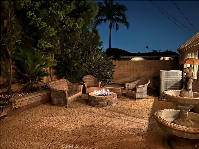 467 W Casad St, Covina, CA 91723 - view of patio / terrace featuring a fire pit