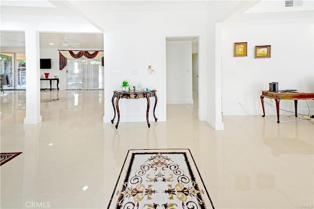 22329 Plummer St, Chatsworth, CA 91311 - hallway featuring tile patterned flooring and baseboards