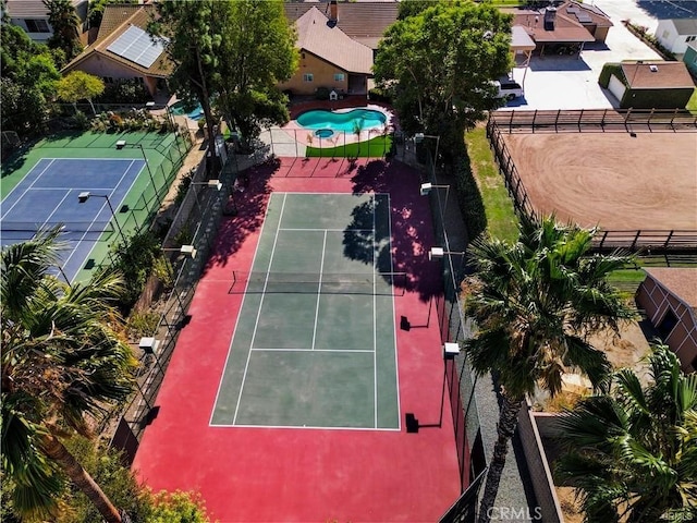 22329 Plummer St, Chatsworth, CA 91311 - aerial view of a pool