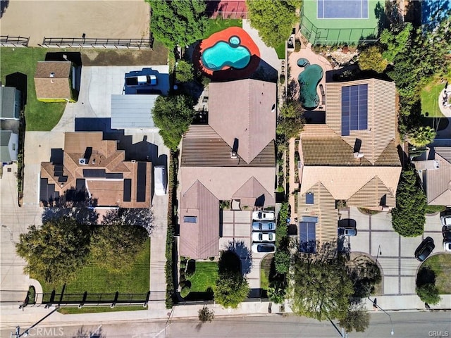 22329 Plummer St, Chatsworth, CA 91311 - aerial view of a pool area