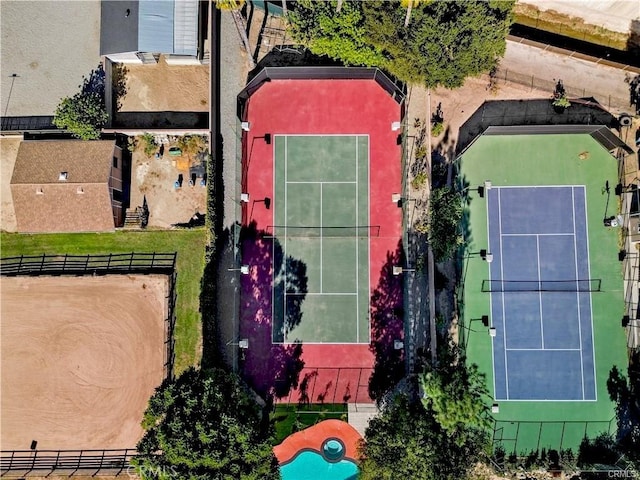22329 Plummer St, Chatsworth, CA 91311 - aerial view of a pool