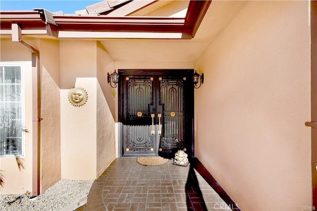 22329 Plummer St, Chatsworth, CA 91311 - property entrance featuring stucco siding
