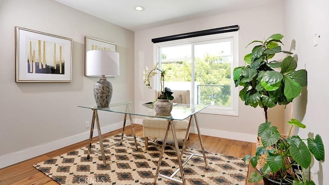 23782 Lagarto, Mission Viejo, CA 92691 - office with plenty of natural light, wood finished floors, and recessed lighting
