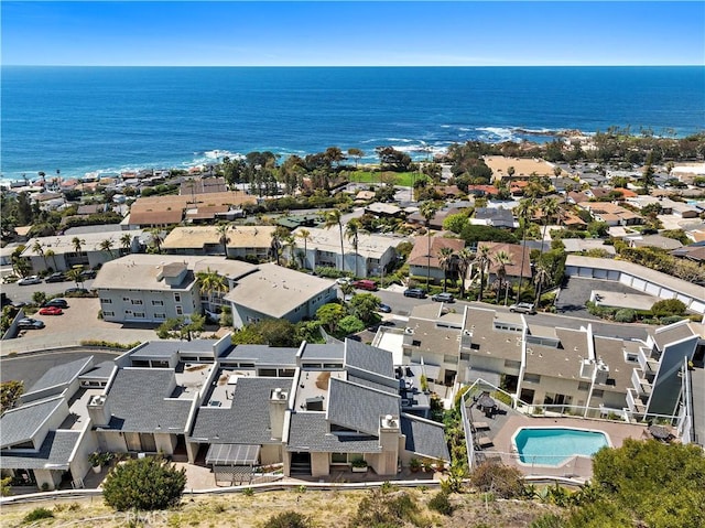 21659 Ocean Vista Dr Unit 20, Laguna Beach, CA 92651 - aerial perspective of suburban area featuring a nearby body of water and a pool