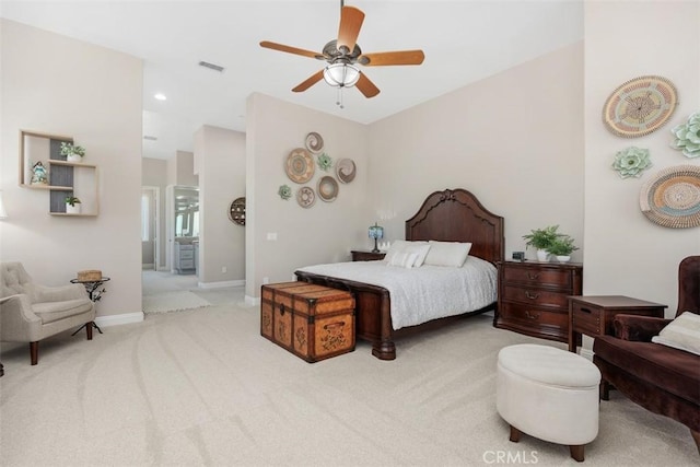 2841 Dos Lomas Pl, Fallbrook, CA 92028 - bedroom with carpet flooring and ceiling fan