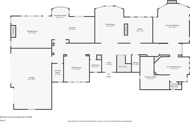 2841 Dos Lomas Pl, Fallbrook, CA 92028 - view of room layout