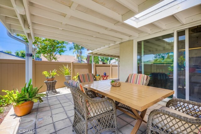 13418 Palm Pl, Cerritos, CA 90703 - view of patio featuring outdoor dining area