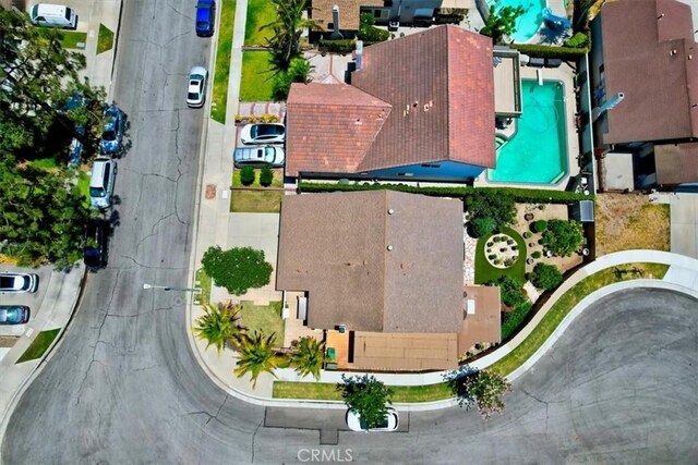 13418 Palm Pl, Cerritos, CA 90703 - drone / aerial view of a pool area
