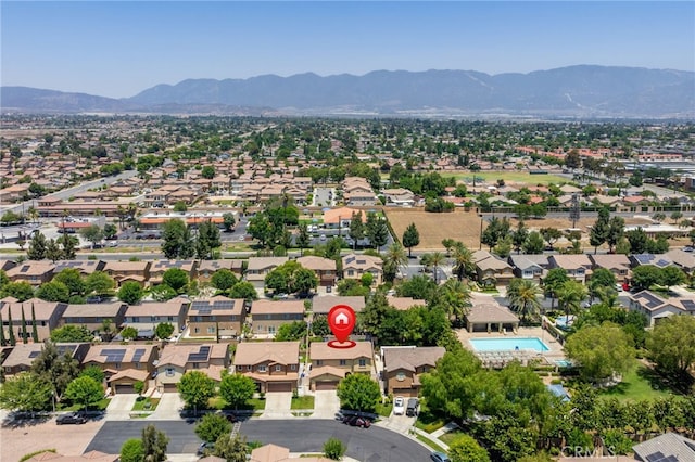 544 W Elm Park Ave, Rialto, CA 92376 - aerial view of residential area with mountains