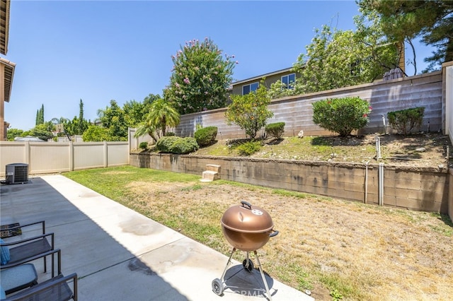 544 W Elm Park Ave, Rialto, CA 92376 - fenced backyard with a patio