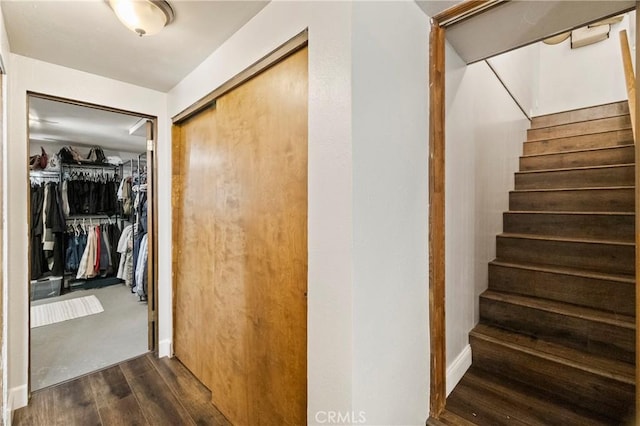 15320 Forest Ranch Way, Forest Ranch, CA 95942 - stairs featuring wood finished floors and baseboards