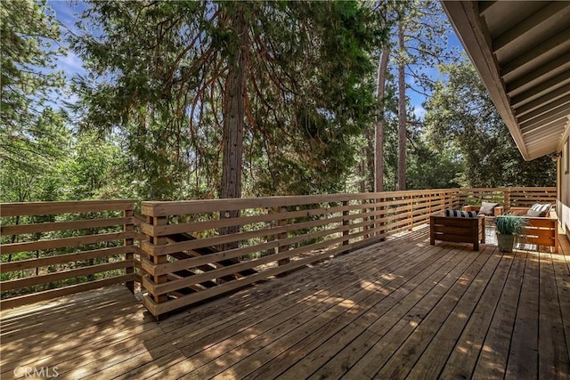 15320 Forest Ranch Way, Forest Ranch, CA 95942 - wooden deck featuring an outdoor living space