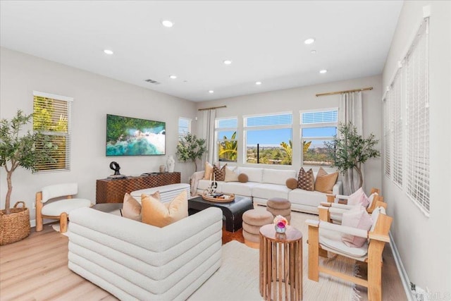 660 Westbrook Loop, San Marcos, CA 92078 - living room featuring wood finished floors and recessed lighting