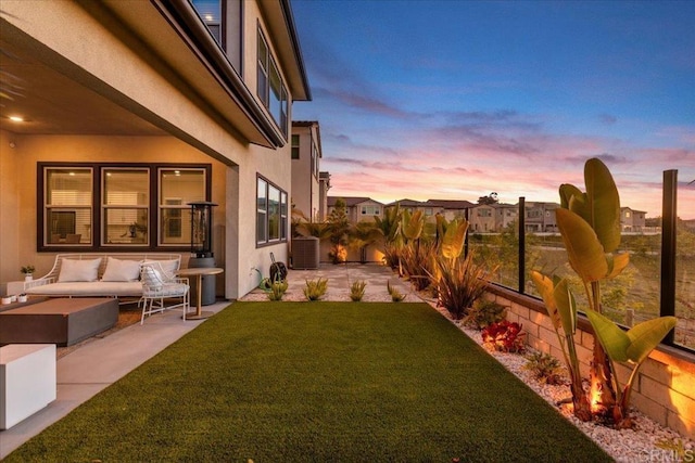 660 Westbrook Loop, San Marcos, CA 92078 - fenced backyard featuring a patio and an outdoor living space