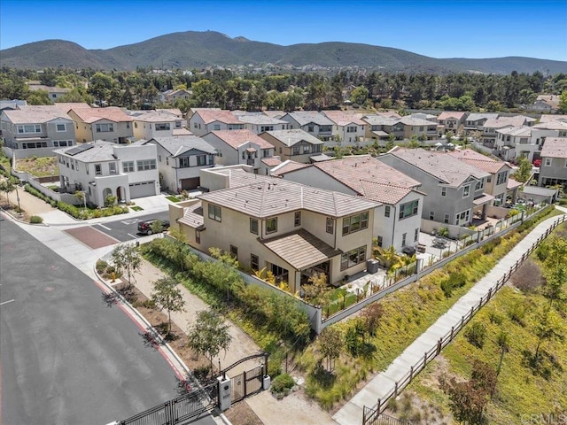 660 Westbrook Loop, San Marcos, CA 92078 - aerial perspective of suburban area with a mountainous background