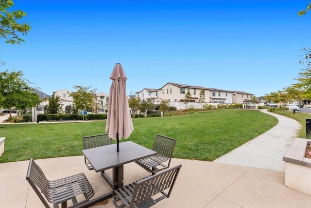660 Westbrook Loop, San Marcos, CA 92078 - view of patio featuring a residential view and outdoor dining area