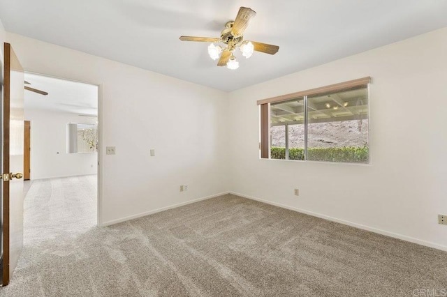 2239 Sunset Dr, Escondido, CA 92025 - carpeted empty room featuring ceiling fan and healthy amount of natural light