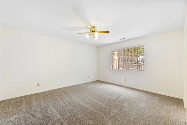 2239 Sunset Dr, Escondido, CA 92025 - unfurnished room featuring carpet flooring and a ceiling fan
