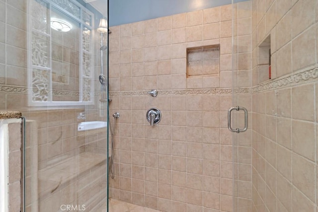 7951 Woodlake Ave, West Hills, CA 91304 - full bathroom featuring a shower stall