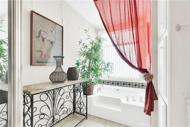 74084 Mercury Cir W, Palm Desert, CA 92260 - bathroom featuring healthy amount of natural light and a garden tub