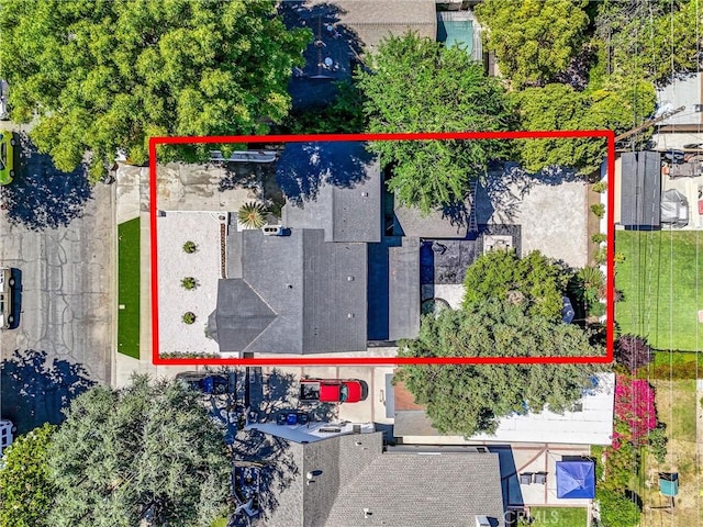 1027 N Lamer St, Burbank, CA 91506 - view of property location with property boundaries highlighted