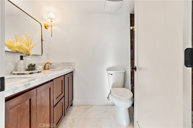 229 S Kingsley Dr, Los Angeles, CA 90004 - full bathroom featuring double vanity and marble finish flooring