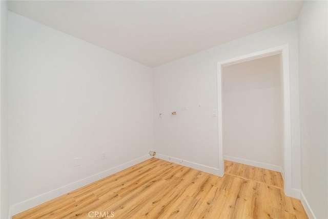 11617 Low Chaparral Dr, Victorville, CA 92392 - spare room featuring baseboards and light wood-type flooring
