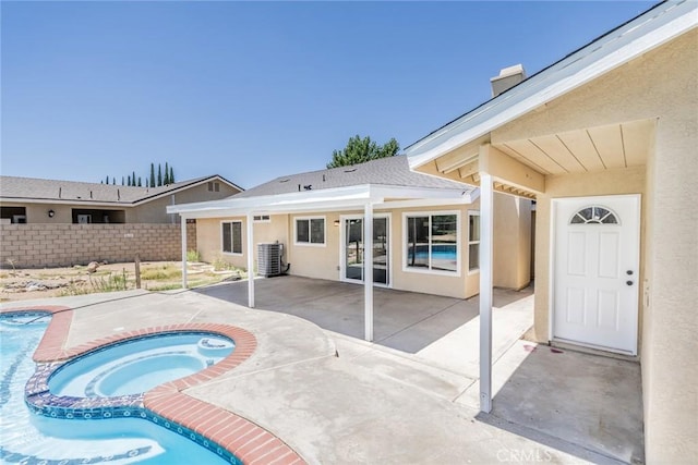 11617 Low Chaparral Dr, Victorville, CA 92392 - view of pool with a patio and a pool with connected hot tub