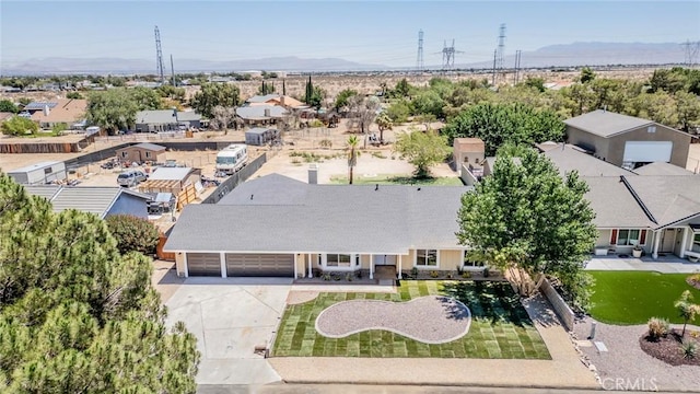 11617 Low Chaparral Dr, Victorville, CA 92392 - aerial perspective of suburban area featuring a mountain backdrop