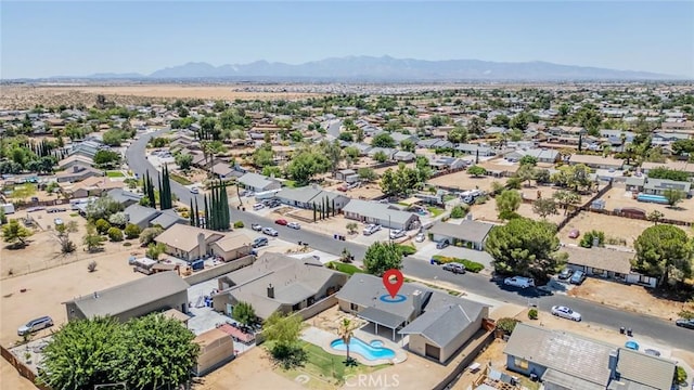 11617 Low Chaparral Dr, Victorville, CA 92392 - aerial view of residential area with mountains