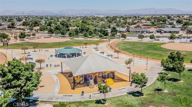 11617 Low Chaparral Dr, Victorville, CA 92392 - drone / aerial view of a mountainous background