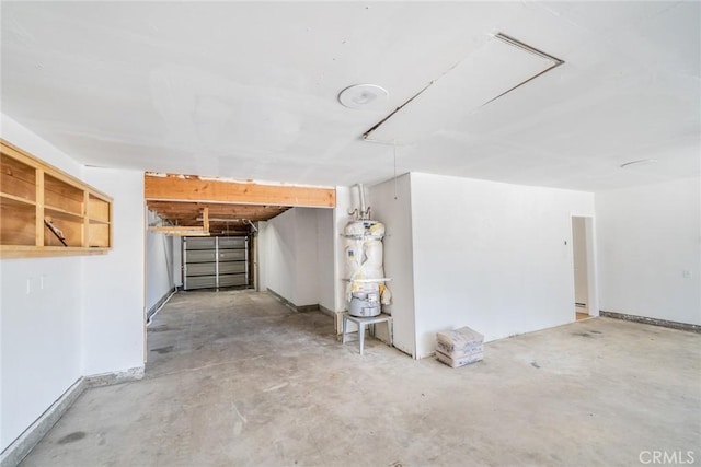 11617 Low Chaparral Dr, Victorville, CA 92392 - basement with water heater and baseboards