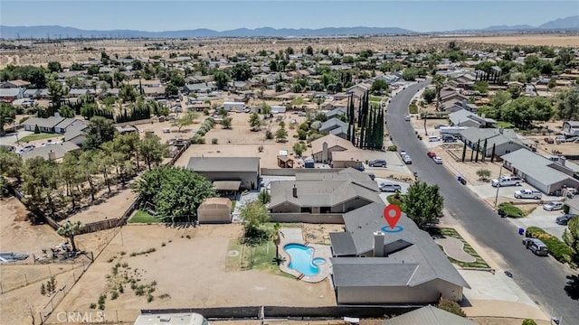 11617 Low Chaparral Dr, Victorville, CA 92392 - aerial view of residential area with a mountain backdrop