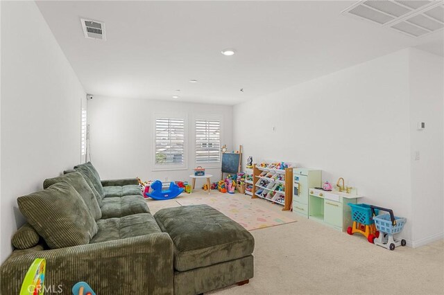 835 Orangedale Ave, Redlands, CA 92374 - carpeted living area with recessed lighting