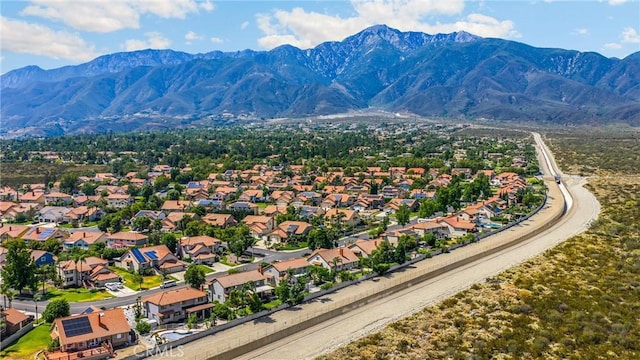 5999 Cedar Mountain Dr, Rancho Cucamonga, CA 91737 - aerial view of residential area with a mountainous background