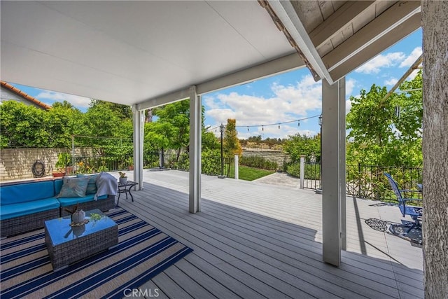 5999 Cedar Mountain Dr, Rancho Cucamonga, CA 91737 - deck with outdoor lounge area