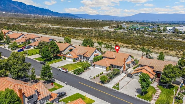 5999 Cedar Mountain Dr, Rancho Cucamonga, CA 91737 - aerial view of residential area featuring mountains