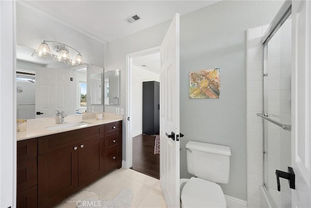 5999 Cedar Mountain Dr, Rancho Cucamonga, CA 91737 - bathroom with vanity and tile patterned flooring