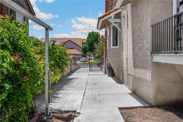 5999 Cedar Mountain Dr, Rancho Cucamonga, CA 91737 - view of patio / terrace with a gate