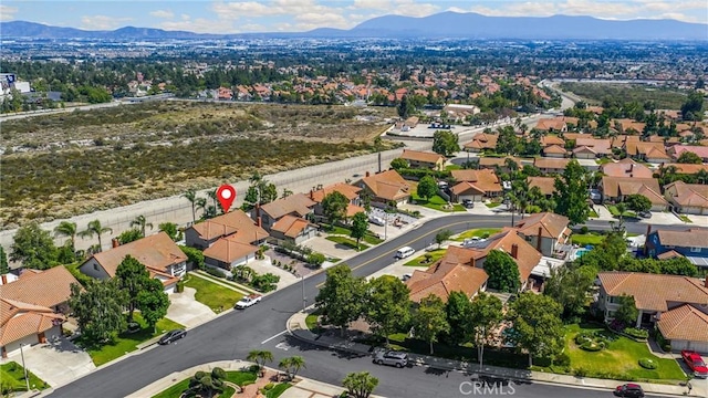 5999 Cedar Mountain Dr, Rancho Cucamonga, CA 91737 - aerial perspective of suburban area featuring mountains
