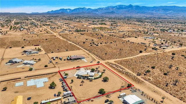 7330 Smoke Tree Rd, Phelan, CA 92371 - view of rural area featuring property parcel outlined and a desert landscape