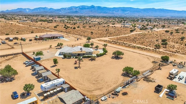 7330 Smoke Tree Rd, Phelan, CA 92371 - aerial view of sparsely populated area with a desert landscape and mountains