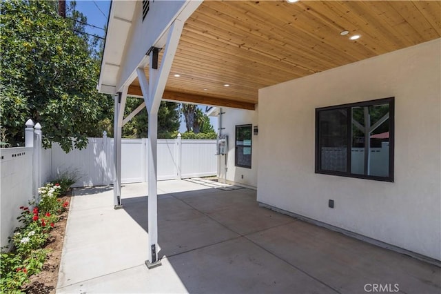 17905 Bullock St, Encino, CA 91316 - view of patio